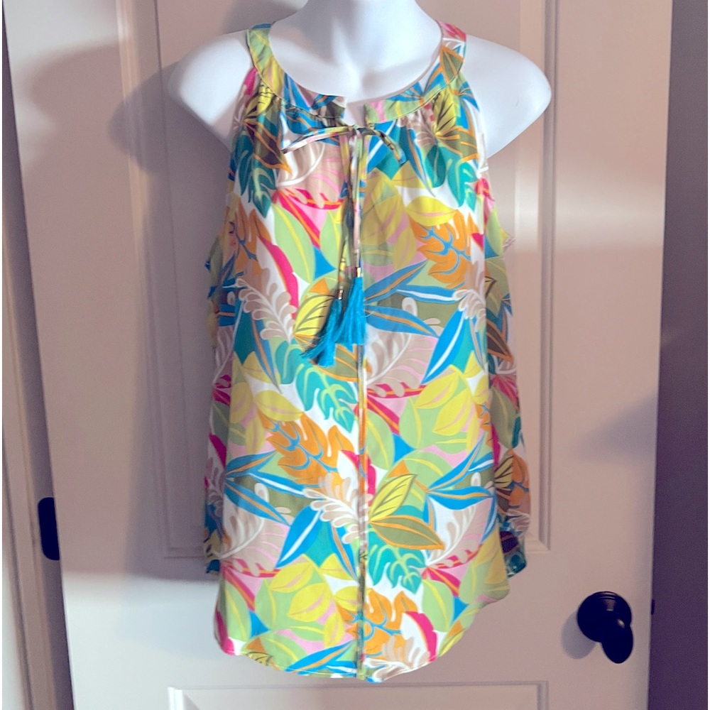 Rose & Olive sleeveless top EUC